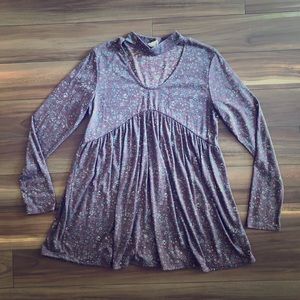 Floral baby doll top